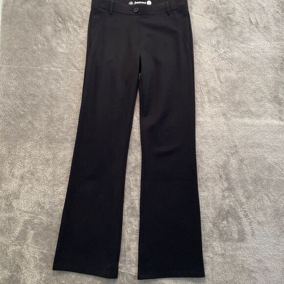 Betabrand Dress Yoga Pants Bootcut Black Pull On Elastic Waist Pants - Picture 4 of 10